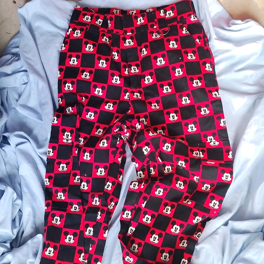 Disney Mickey Mouse Cargo Pocket PJs Sz:Small